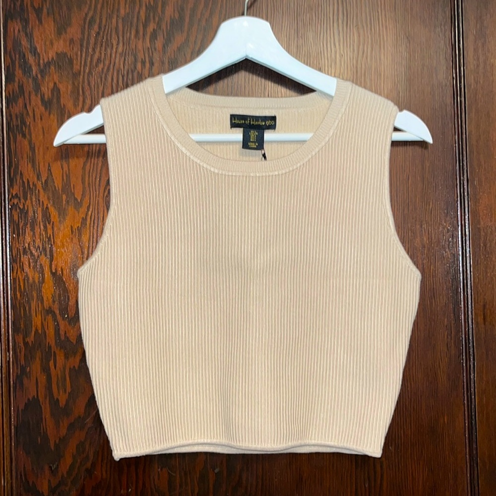 Ribbed Crop Tank